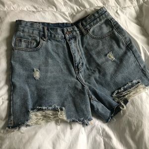 High waisted Jean Shorts